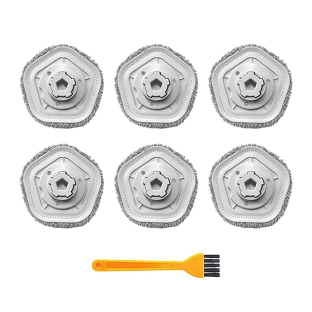 Reemplazo de robots de barrido 7 piezas para Dreame Bot W10 W10pro paño de fregona con cepillo limpio