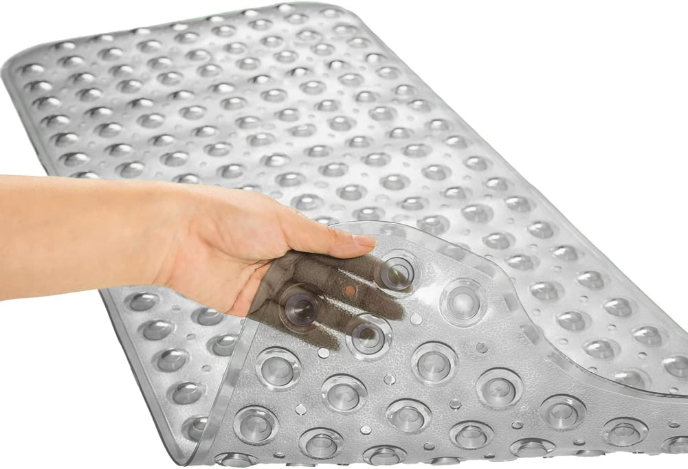 Bathtub Mats for Shower Tub Extra Long NonSlip Bath Mat, 40 x 16 Inch