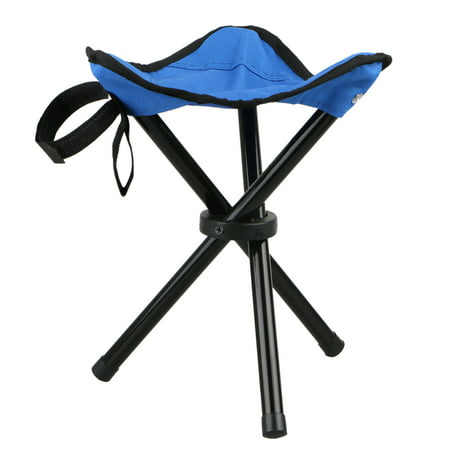 Large Slacker Chair, Portable Tripod Stool Folding Stool with Carrying Case for Outdoor Camping Walking Hunting Hiking Fishing
