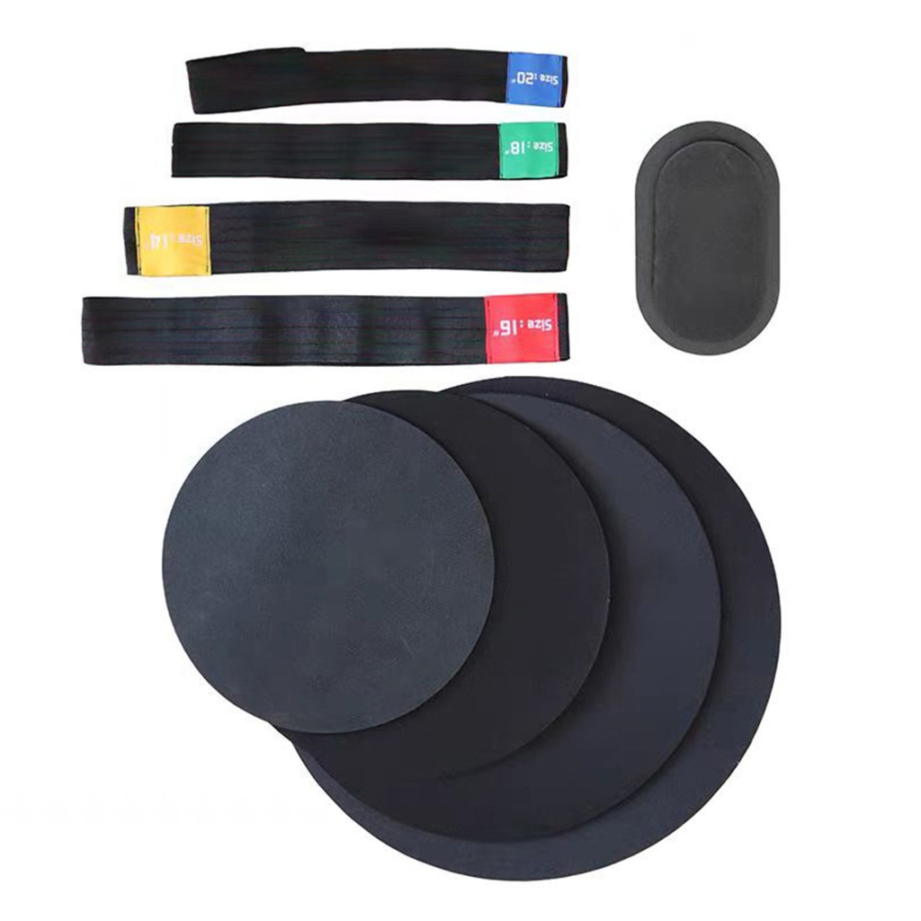 CIYISON Drum Mute Pads Noise Reduction Drumming Practice Pads for Home Exercises