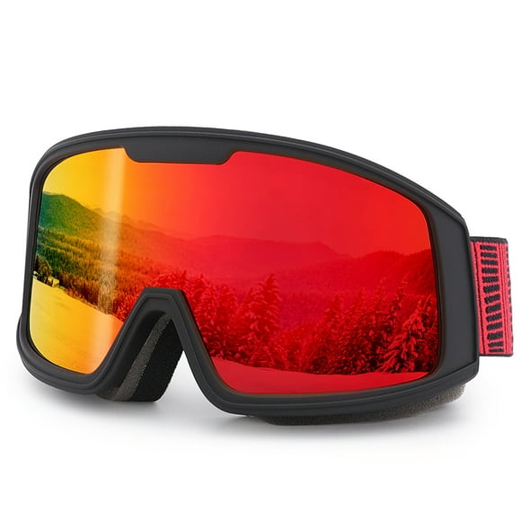 FlyFlise Clarity Improved Ski Goggles for Men Women Anti Fog UV Protection Snow Goggles