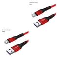 thumbnail image 3 of Shengyu 1M 2M Phone Fast Charging Cable Nylon Braided Micro USB Data Cord For Charding Line Wire For Android Red Android 2M 2Set, 3 of 6