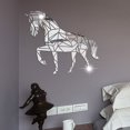 thumbnail image 3 of Gwong Decoración hogareña Etiqueta engomada acrílica brillante autoadhesivo Acrílico DIY espejo Pegatinas de caballo Decoración del hogar Gwong 21082510, 3 of 6