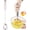1pcs, variant on Stainless Steel Semi-Automatic Whisk, Hand Push Rotary Whisk Blender Egg Scrambler, Rotating Automatic Eggbeater for Cooking Kitchen Home Egg Milk
