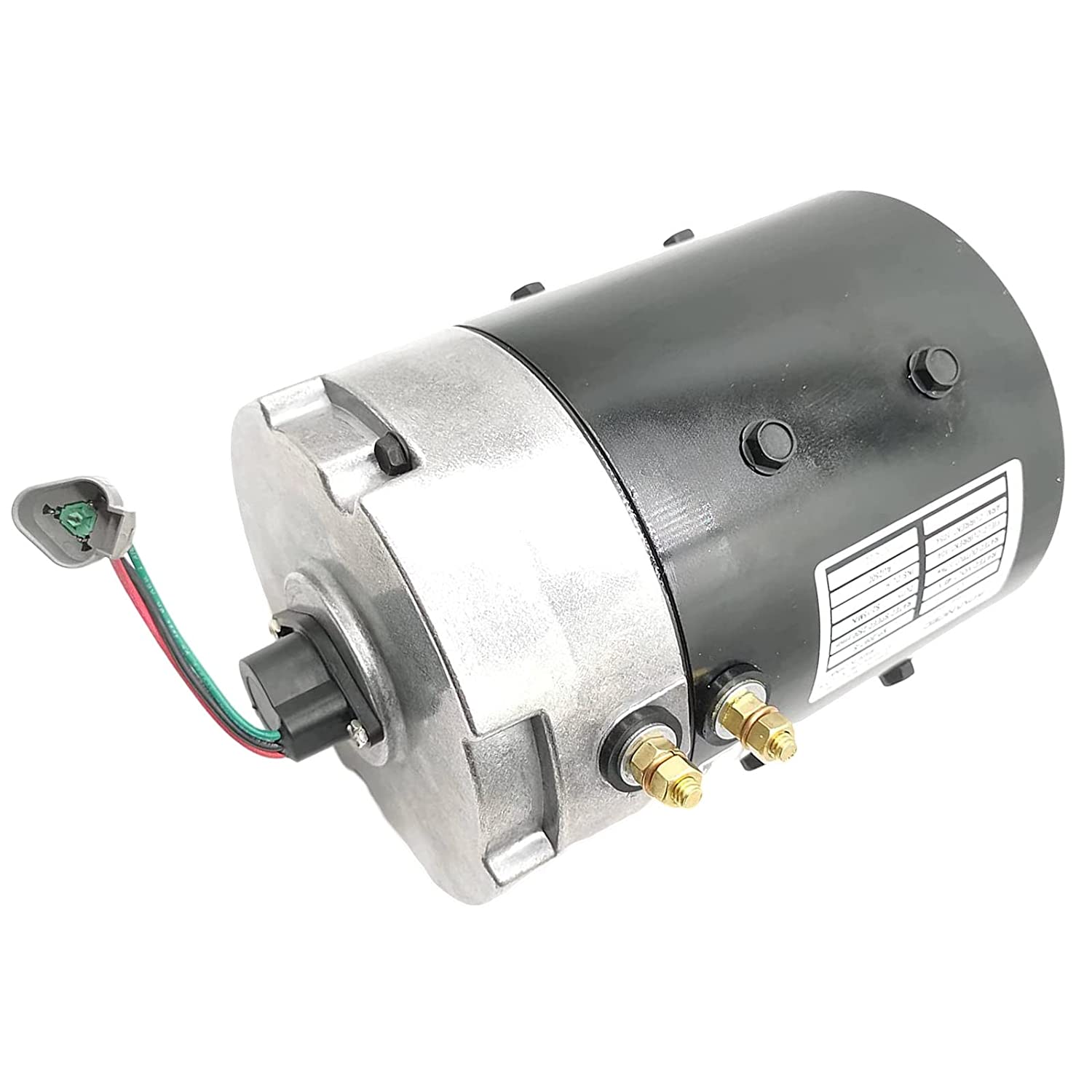 Seapple 48V DC XP-2067-S Electric Drive Motor Compatible with SepEx Motor ZQS48-3.7-T-GN 103572501 1035725-01 102240102 3.7 kW Electric Vehicle Club Car Golf Cart - image 1 of 6