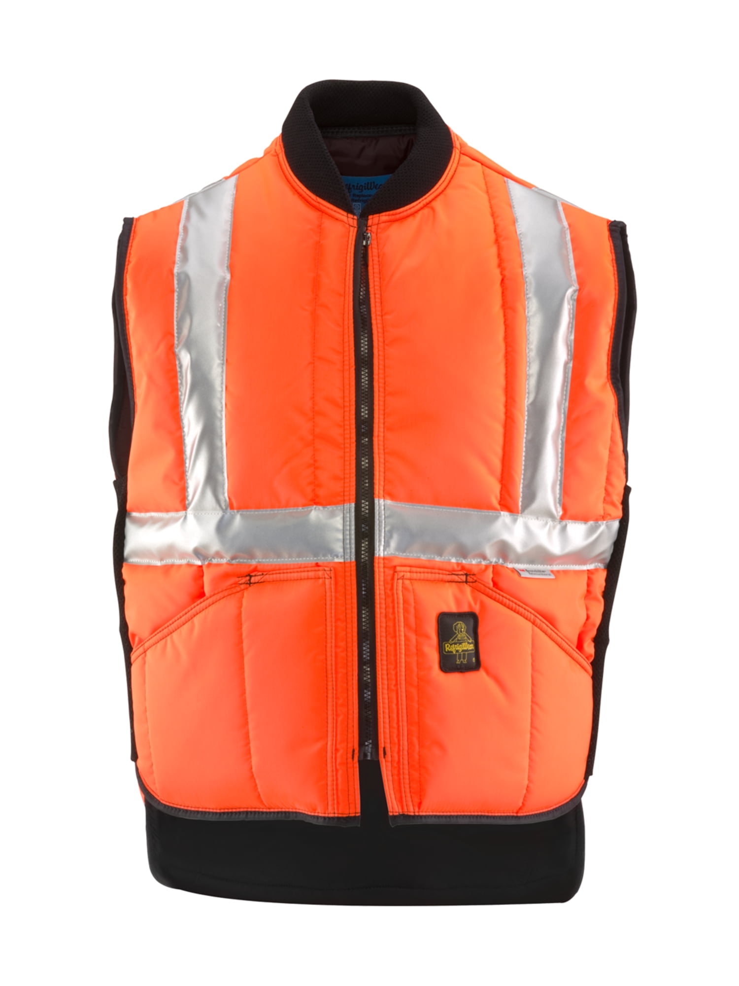 RefrigiWear Insulated IronTuff HiVis Safety Vest ANSI Class 2 High