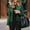 Green, variant on Dyfzdhu Womens Leather Jacket Fashion Women Long Sleeve Open Front Short Cardigan Suit Coat Top Green
