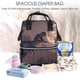 thumbnail image 5 of Disketp Dinosaur Moonlit Forest Mochila de Pañales de Gran Capacidad con Múltiples Bolsillos, Mochila de Viaje Multifuncional para Bebé, Unisex, Moderna y Resistente, 5 of 6