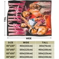 thumbnail image 3 of Blanket Michael Actors B. Jordans Throw Flannel Blankets Warm Soft Cozy Fuzzy Air Conditioning Blanket for Living Room Sofa Bed Gift Blankets for All Seasons 30"x40", 3 of 6