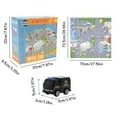 thumbnail image 3 of NAOJIE Kids Car Toy Set & Car Model(12pc) + City Map Carpet & Sim City Management,Cars For Toddlers 1-3,Car Track Rug,Car Rugs For Kids Toy Cars, 3 of 8