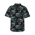 thumbnail image 3 of Picia Cool Off-Road Vehicle Gentle Cotton Regular Fit Short Sleeve Casual Hawaiian Shirt for Men-X-Large, 3 of 9