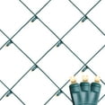 thumbnail image 2 of Novelty Lights 2x10 Net Lights, 100 Warm White LEDs with 4 Inch Spacing, 5mm Wide Angle Bulbs on Green Wire, Connectable End To End, Outdoor Weather Resistant Pillar and Tree Trunk Lighting, 2 of 6