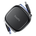 thumbnail image 1 of Cable USB-C SOOPII de 240 W, retráctil y de carga rápida, 1 m, 1 of 9