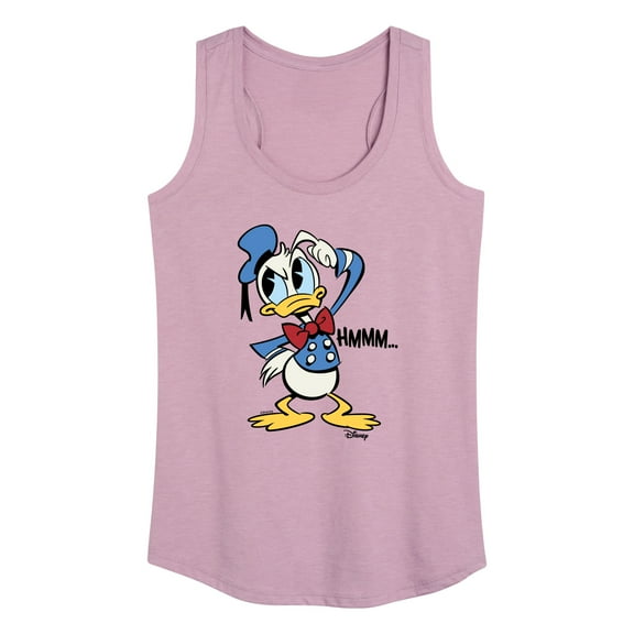 Disney - Donald Duck - HMMM... - Women's Racerback Tank Top