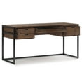 thumbnail image 6 of Simpli Home Richmond 60 inch Wide Solid Acacia Wood Modern Industrial Desk in Rustic Natural Aged Brown, 6 of 10
