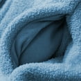 thumbnail image 7 of Boys Girls Fleece Jackets No Hood Casual Winter Warm Sherpa Fuzzy Coat Full Zip Pocketed Long Sleeve Outerwear, Sky Blue 1 Years, 7 of 7