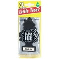 thumbnail image 3 of Little Trees Long-Lasting Automotive Air Fresheners, Black, 3 Count, 3 of 3