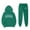 Dark Green, variant on Stylish Girls Outfits Set for Casual Winter Wear Printed Hooded Sweatshirt Ensemble for Young Girls Ages 1 to 9 with Easy Instructions