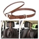 thumbnail image 5 of Soporte para sombreros de vaquero para coche, mantiene la forma del sombrero, cuero de PU, accesorios para automóviles. Marrón, 5 of 9