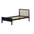 thumbnail image 3 of Plank+Beam Scandinavian Twin Bed Frame with Headboard, Solid Wood Platform Bed for Adults, 3 of 8