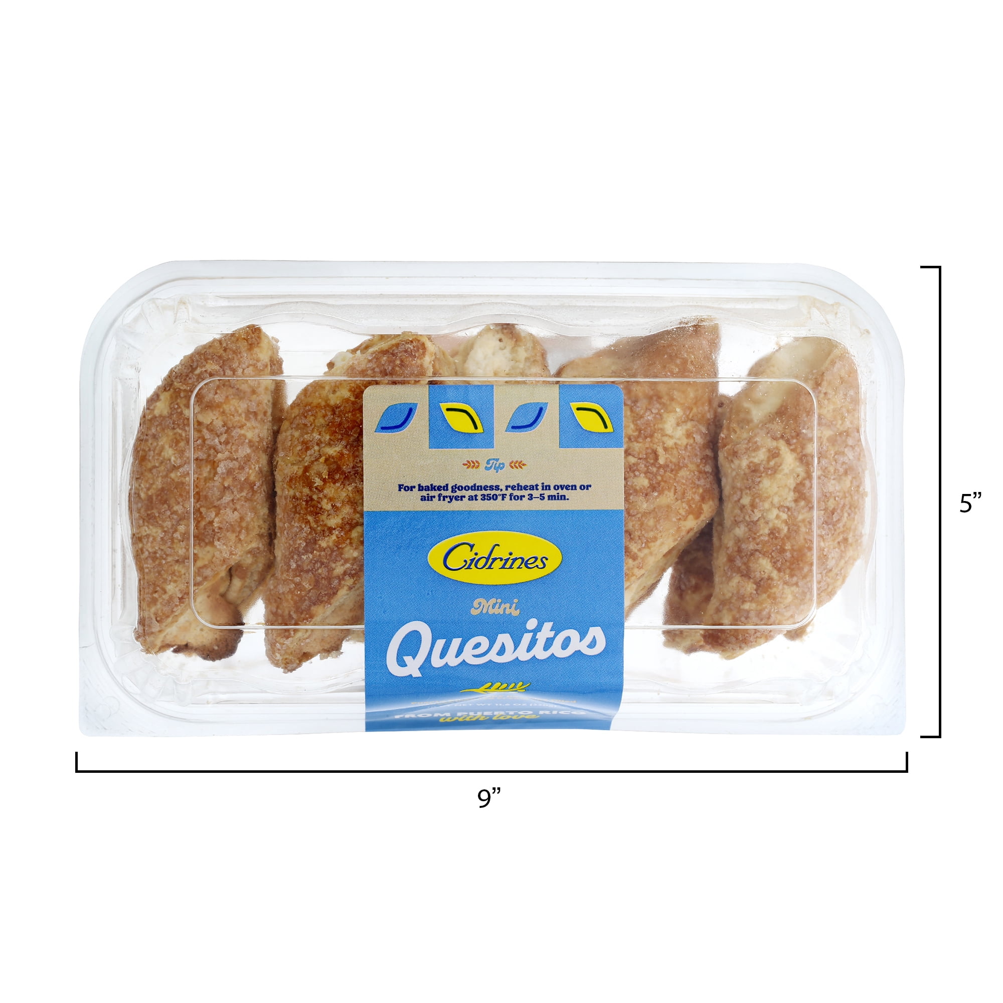 Cidrines, Mini Quesito, 10 Count, Ready to Eat, Shelf Stable