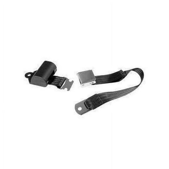 Scott Drake SB-BK-65 Aftermarket Seat Belt Black Retractable