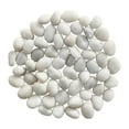 thumbnail image 1 of Ximing Pebbles River Rock Stones Multifunctional Polished Decorative Rocks Garden Decor for Planters Garden Indoor Vases Pots Indoor White 1 to 2 cm, 1 of 10