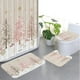 thumbnail image 4 of Yhmxh Decoración del baño Cortina de ducha navideña con fondo de Papá Noel, tela para colgar en el baño Organizadores y almacenamiento de baño Accesorios de baño, 4 of 5