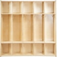 thumbnail image 4 of RRI Goods 5 Section Montessori Coat Locker N Backpack Hanger, School,Daycare Organizer, 4 of 8