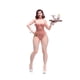 thumbnail image 2 of Figura de niña a escala 1/24 llevando una bandeja, figura de diminuta, de mujer en traje de baño en miniatura para maquetas de estaciones de, 2 of 8