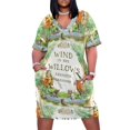 thumbnail image 1 of Vestido holgado con bolsillo para niñas ropa estética funda de libro Wind in The Willows, 1 of 7