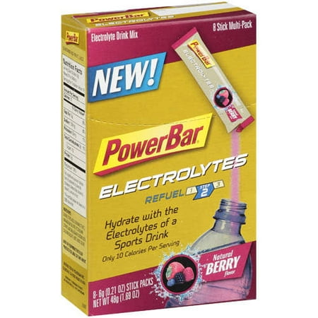 PowerBar PowerBar Electrolytes Electrolyte Drink Mix, 8 ea