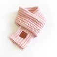 thumbnail image 1 of Bufanda de punto para hombres y mujeres, linda bufanda de moda de color sólido, sencilla, para otoño e invierno, para bebés, 1 of 6