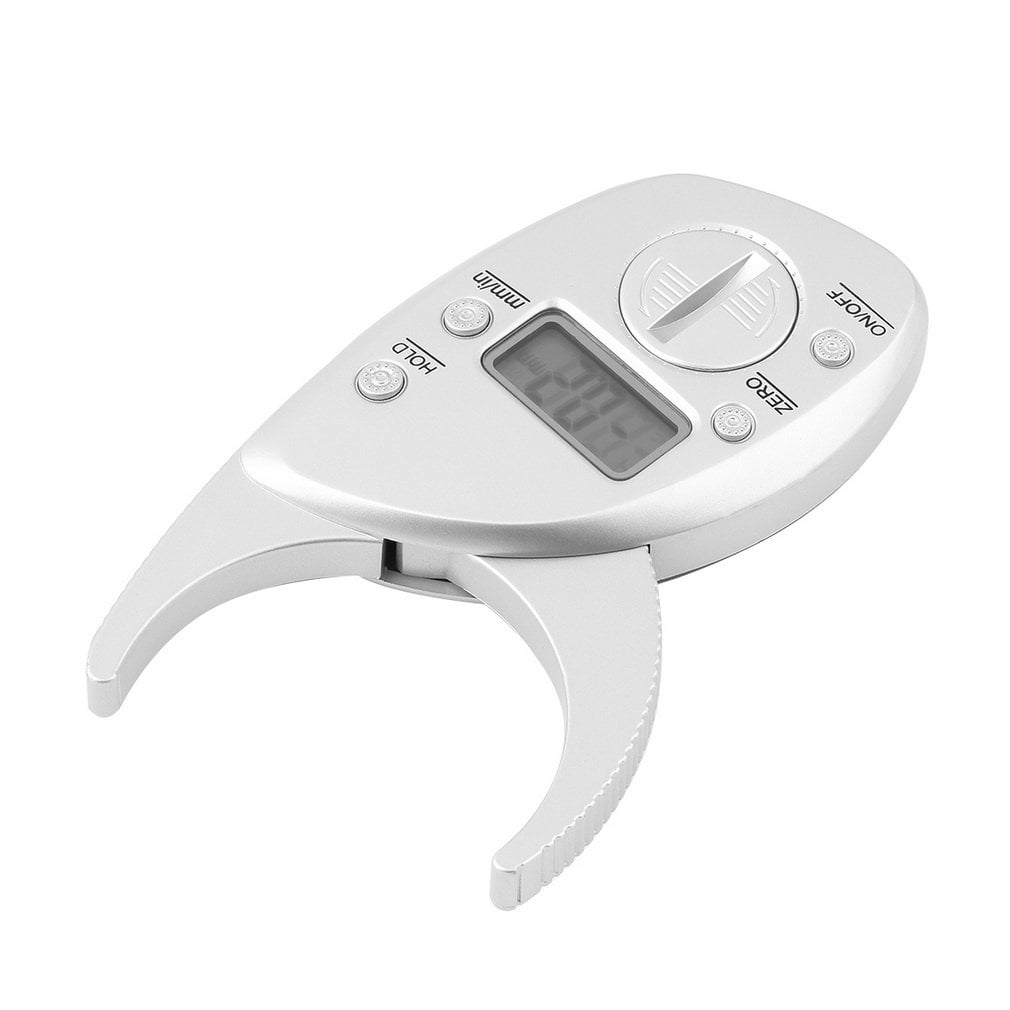 0-50mm Fat Measurement Electronic Digital Caliper Fitness Body Fat Testers ABS