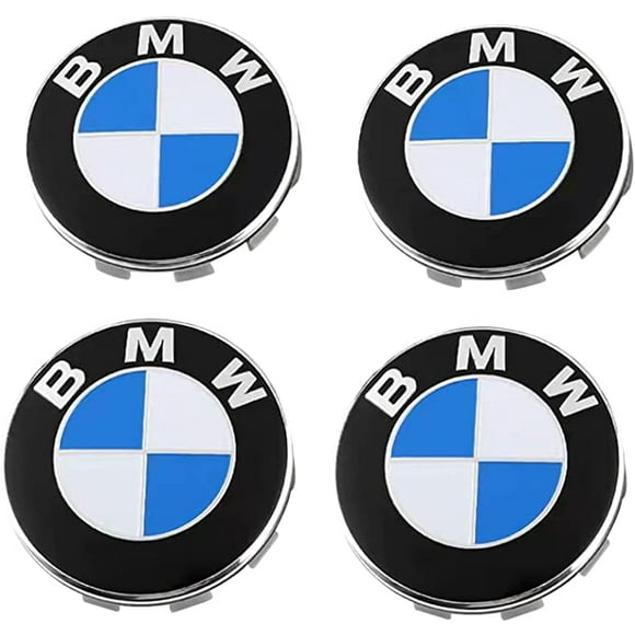 ShenMo 4pcs Auto Center Caps for BMW 68MM Rim Center Caps Wheel Center Badge Shape decoration accessories