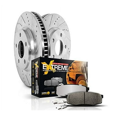 PowerStop Front and Rear Z36 Truck & Tow Carbon-Fiber Ceramic Brake Pad and Drilled and Slotted Rotor Kit Fits: FORD LINCOLN Select Models K5577-36