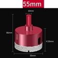 thumbnail image 1 of 55mm dry/wet drill Bit Hole Saw Opener for Marble Granite Glass Tile Concrete, 1 of 5