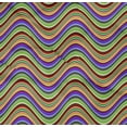thumbnail image 4 of oneOone Organic Cotton Poplin Twill Fabric Serpentine Stripe Decor Fabric Printed BTY 42 Inch Wide, 4 of 4
