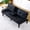 Black, variant on 67" Foldable Comfortable Loveseat Sofa, Modern Loveseat Sofa with PVC, Convertible Loveseat Sleeper Couch for Apartments, Blue
