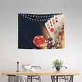thumbnail image 2 of Kdxio Casino Poker Chips Wall Hanging Tapestries Banner For Bedroom College Dorm Home Living Room Party Decor 29X37 In, 2 of 8