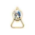 thumbnail image 1 of Three Eyes Cat Watercolor Animal Beer Bottle Cap Opener Stainless Steel Key Chain, 1 of 3