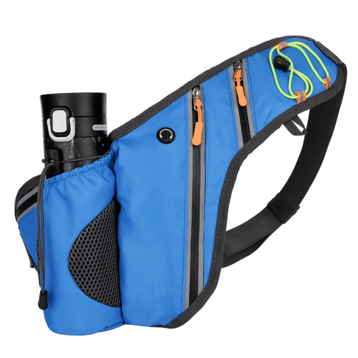Hiking Waist Bag Fanny Pack with Water Bottle Holder for Men Women