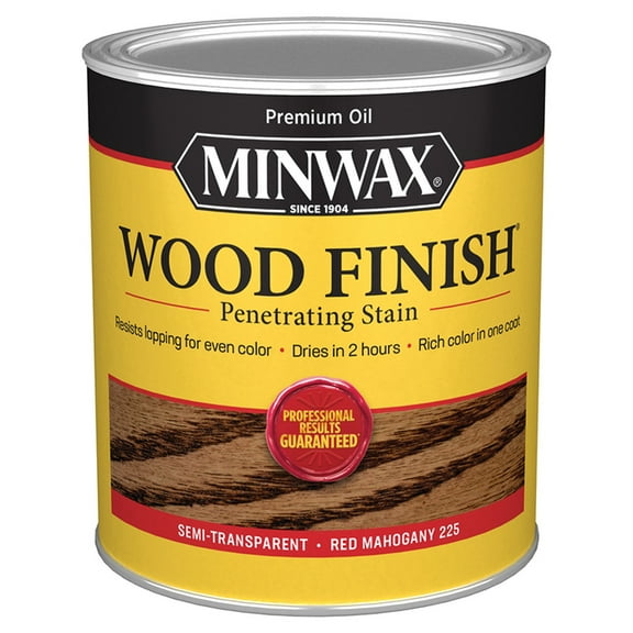 4-Pack of 1 qt Minwax 70007 Red Mahogany Wood Finish Oil-Based Wood Stain