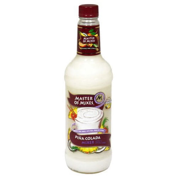 Master Of Mixes - Delicious Pina Colada Cocktail Mixer - 33.8 FO, Case of 12