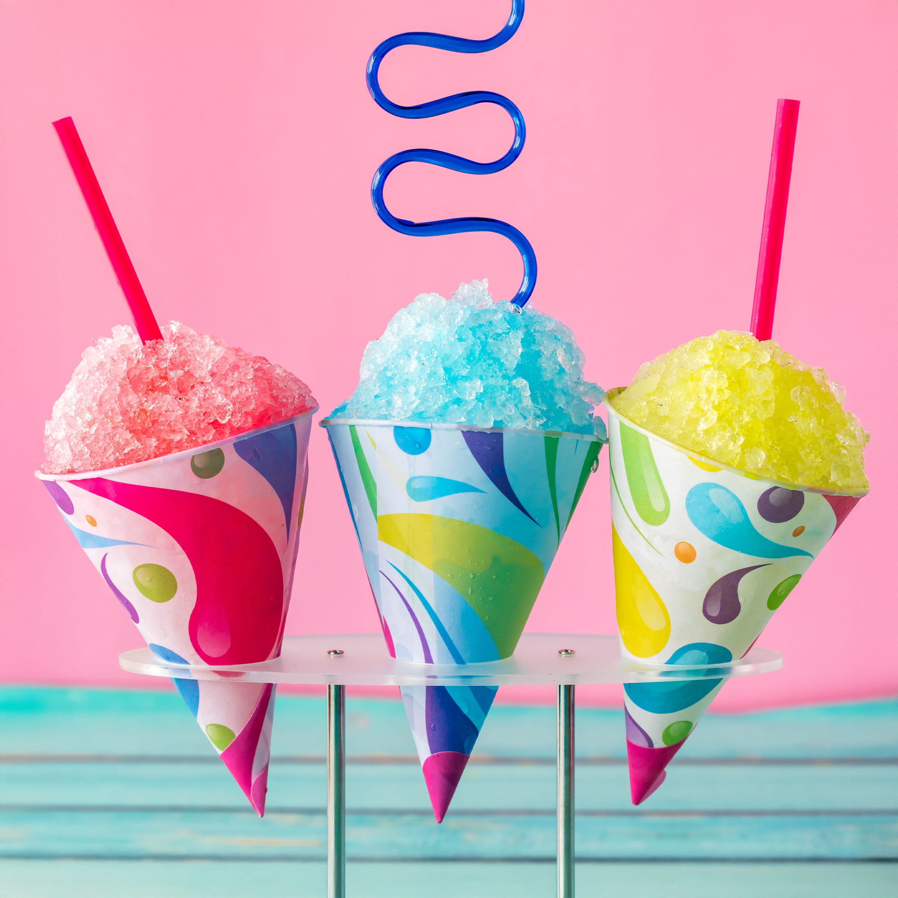 Nostalgia Snow Cone Shaved Ice Machine, Pink