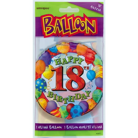 18 Foil 18th  Birthday  Balloon Walmart  com