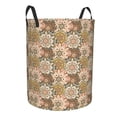 thumbnail image 2 of Balery Mandala Round Laundry Basket with Handles Waterproof Freestanding Laundry Hamper for Clothes Toys in the Dorm and Family-Small, 2 of 8