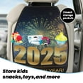 thumbnail image 5 of Naloa 2025 New Year 5 2Pcs Anti-Kick Back Seat Cover Kick Mat, Car Seat Protector with 3 Storage Pockets, 5 of 8