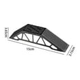 thumbnail image 2 of Kuntesetty RC Car Obstacle Ramp Bridge Practical Durability Accessories for TRX4M SCX24 Black, 2 of 9