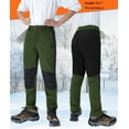 thumbnail image 7 of Lavenicole Boys Snow Pants Kids Fleece Lined Thermal Winter Hiking Pants Waterproof Softshell Elastic Waist Outdoor Cold Weather, 7 of 7